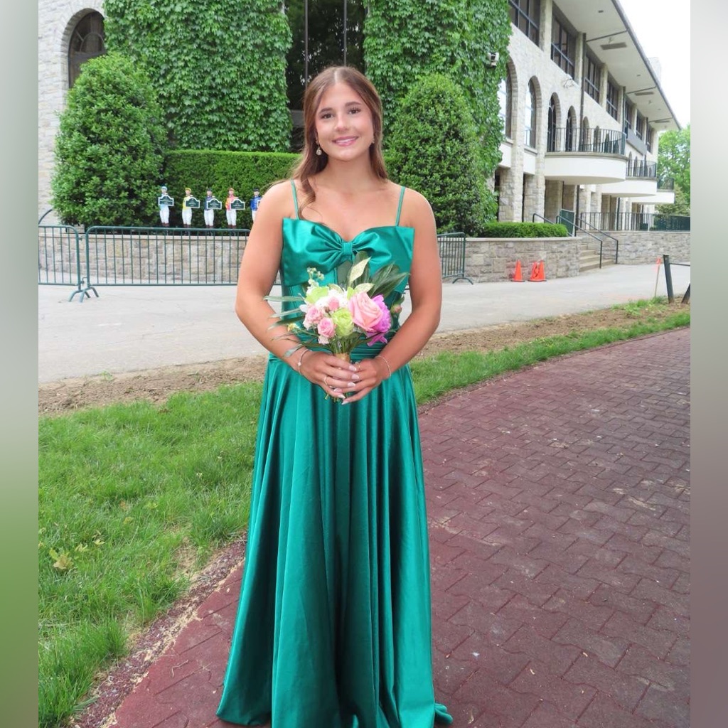 Emerald Green Ed Young Prom Dress